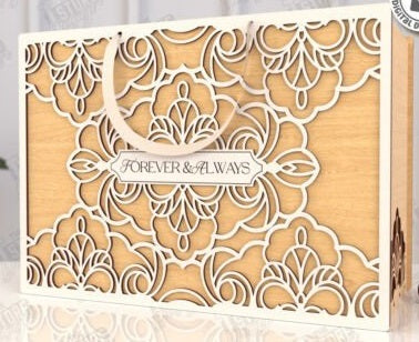 Personalized Luxury Wooden Gift Box - Custom Engraved 3D Layered Keepsake Case