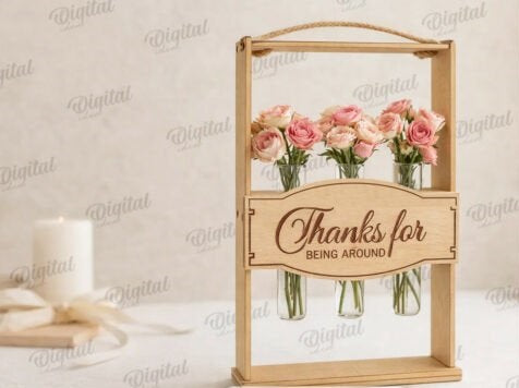 Personalized Wedding Ring Box - Custom Engraved Wooden Heart Ring Bearer Box
