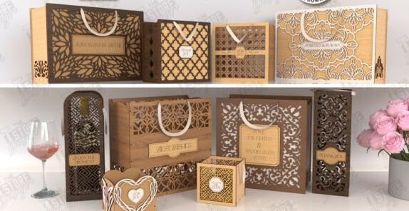 Personalized Luxury Wooden Gift Box - Custom Engraved 3D Layered Keepsake Case