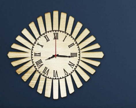 Personalized Modern Geometric Square Wall Clock - Custom 3D Abstract Illusion Decor
