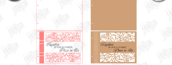 Personalized Elegant Wooden Wedding Guest Book - Custom Engraved Memory Album & Photo Journal