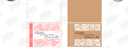 Personalized Elegant Wooden Wedding Guest Book - Custom Engraved Memory Album & Photo Journal