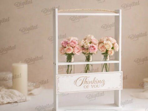 Personalized Wedding Ring Box - Custom Engraved Wooden Heart Ring Bearer Box