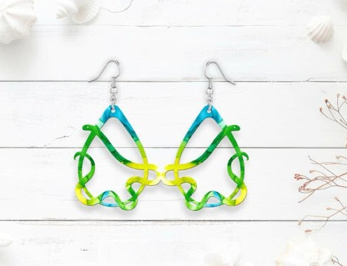 Handcrafted Sugar Skull Earrings - Custom Laser Cut Day of the Dead & Halloween Jewelry