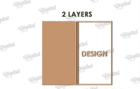 Personalized Botanical Line Art Wooden Wall Decor - Custom Minimalist 3D Floral Wall Art