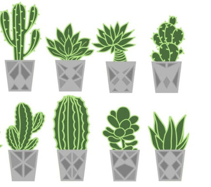 Personalized 3D Layered Wooden Succulent Decor - Custom Everlasting Cactus Desk Art