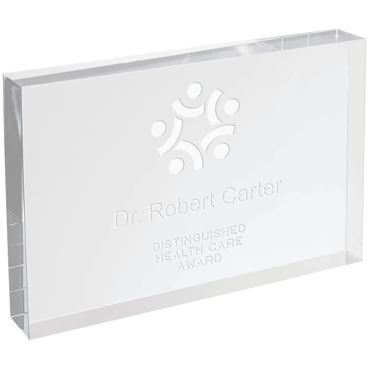 5" X 7" Clear Rectangle Square Cut Acrylic