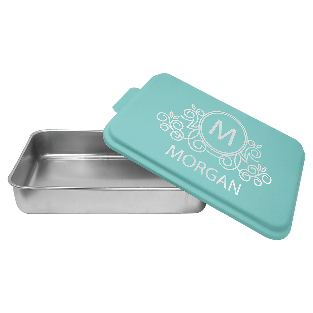 Teal 9" x 13" Aluminum Cake Pan with Lid
