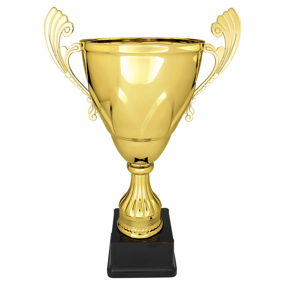 Gold 15" Completed Metal Cup on Plastic Base
