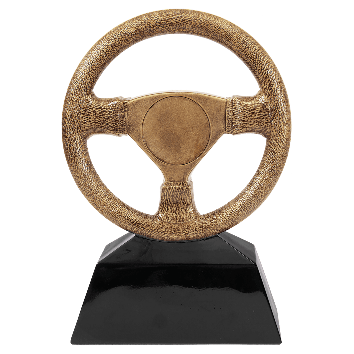 10" Antique Gold Steering Wheel Resin with 2" Insert Area
