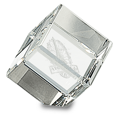 1 1/2" x 1 1/2" Crystal Cube
