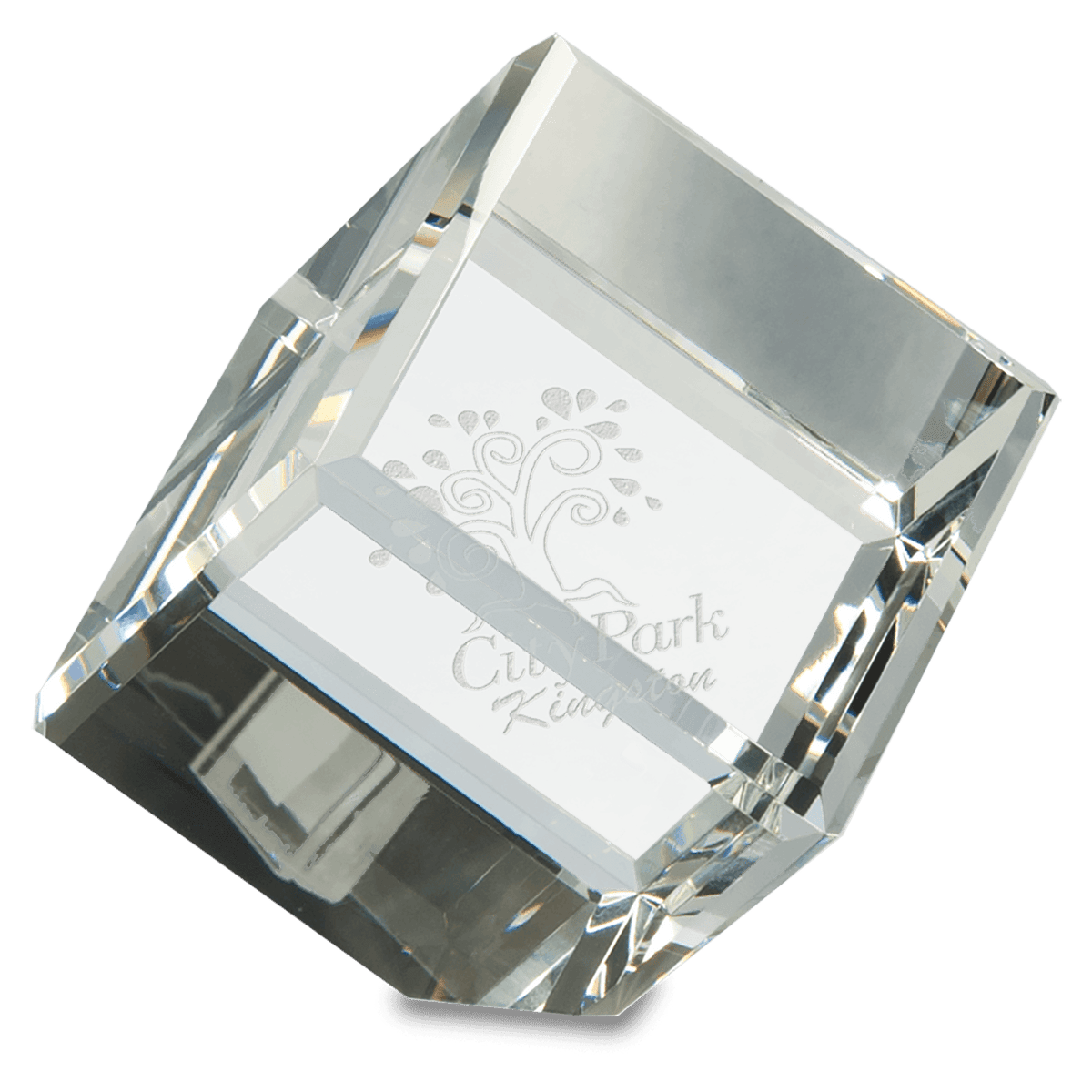 3" 2 3" x 3" Crystal Cube