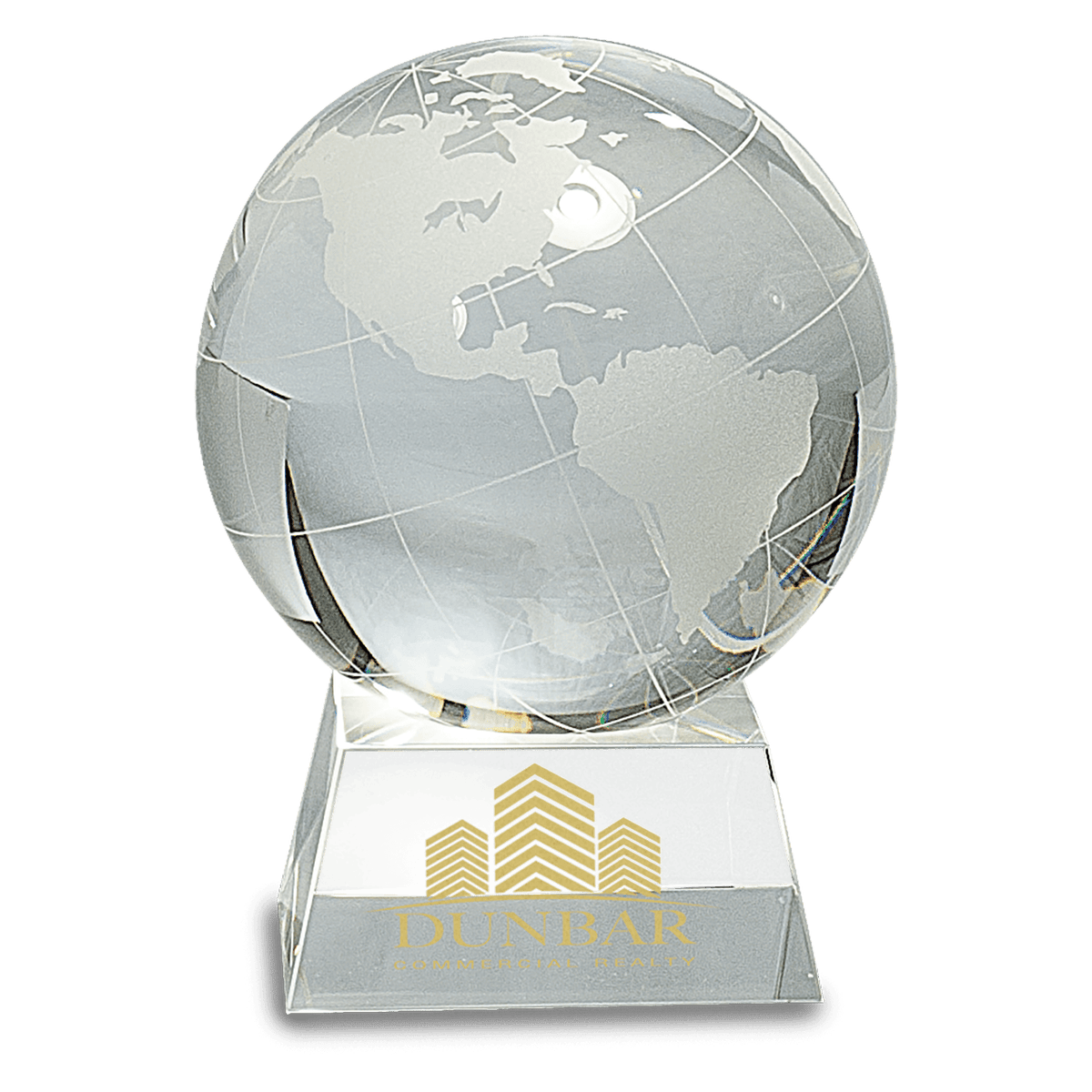 Clear 5 1/2" Crystal Globe on Base