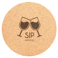 4" Round Cork Coaster