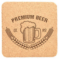 Cork 4" x 4" Square Coaster
