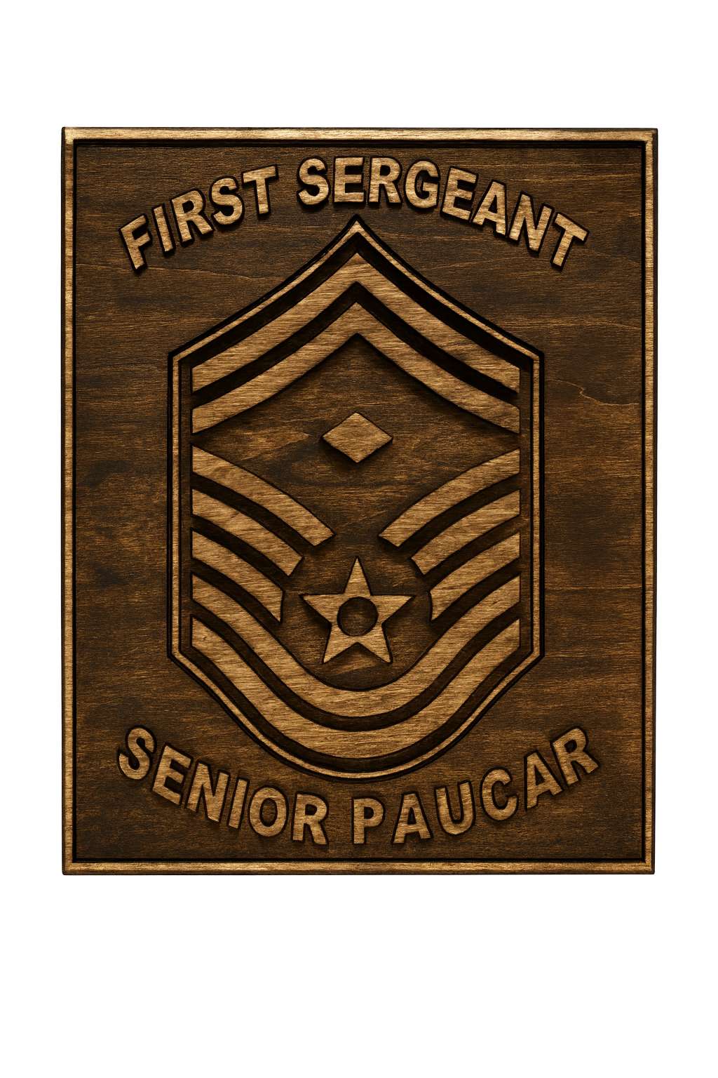 Custom Military Promotion Plaques