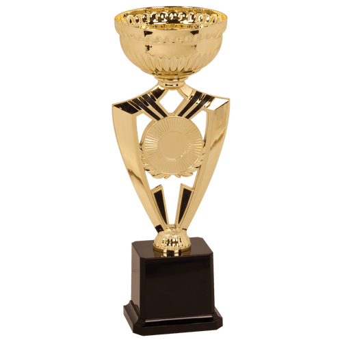 11 1/4" Gold Ribbon 2" Insert Holder Easy Cup Kit