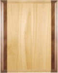 10 1/2" x 13" Genuine Red Alder & Genuine Walnut Plaque