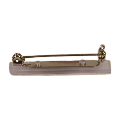 1 1/2" Clear Top Opening Bar Pin with Adhesive
