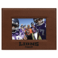 4" x 6" Football Laserable Leatherette Photo Frame