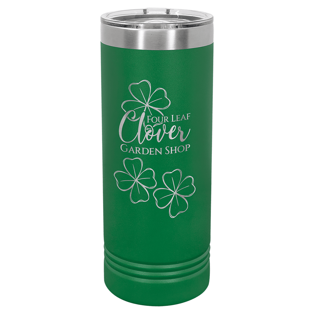 Green Polar Camel 22 oz. Skinny Tumbler with Slider Lid