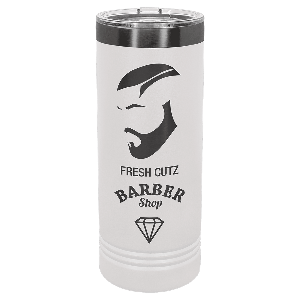 White Ghost Black Polar Camel 22 oz. Skinny Tumbler
