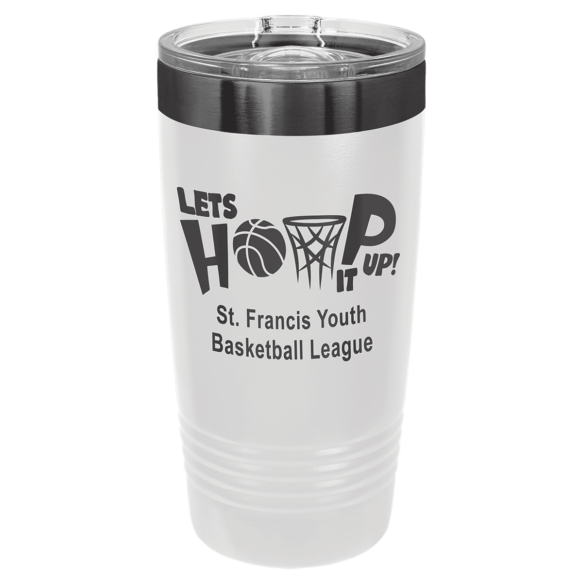 White Ghost Black Polar Camel 20 oz. Ringneck Tumbler