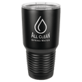 Black Polar Camel 30 oz. Ringneck Tumbler with Logo Lid