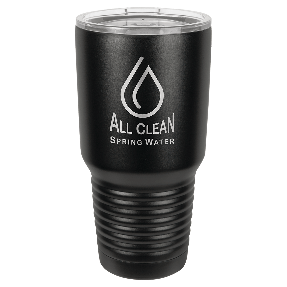 Black Polar Camel 30 oz. Ringneck Tumbler with Logo Lid