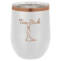 White Rose Gold Polar Camel 12 oz. Stemless Wine Tumbler