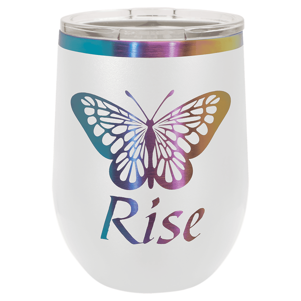 White Prism Polar Camel 12 oz. Stemless Wine Tumbler