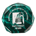 Green 5" Marble Octagon Acrylic Award