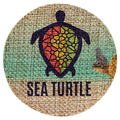 3" Round Burlap Sublimatable Patch with Adhesive