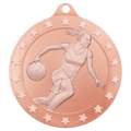 Yronze 2" Radiance Female Basketball Medal