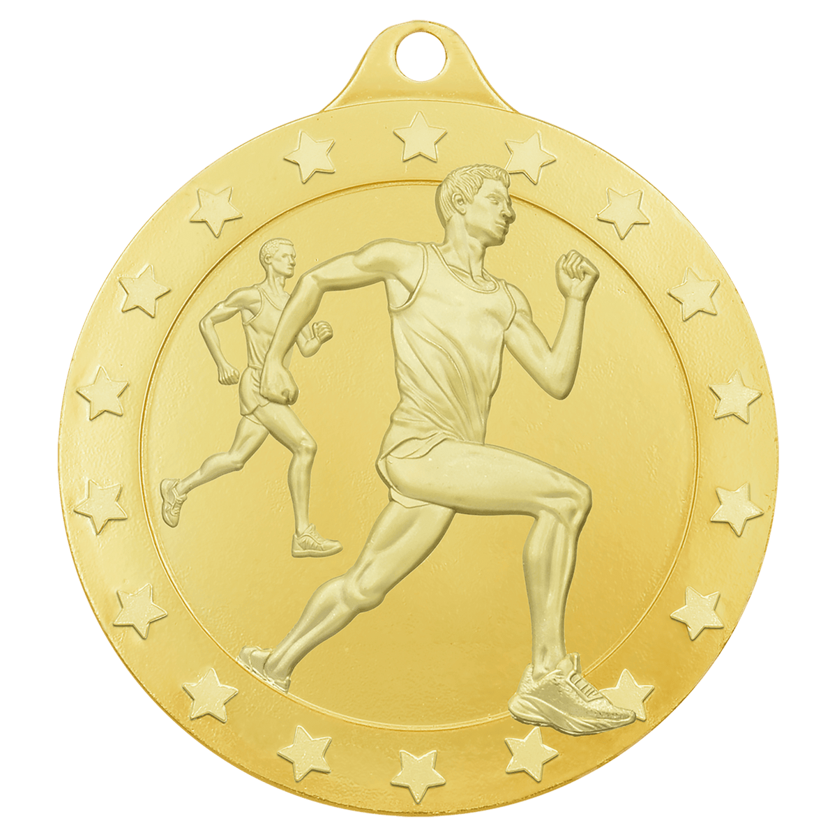 2" Radiance Male Cross Country Medal - Gold