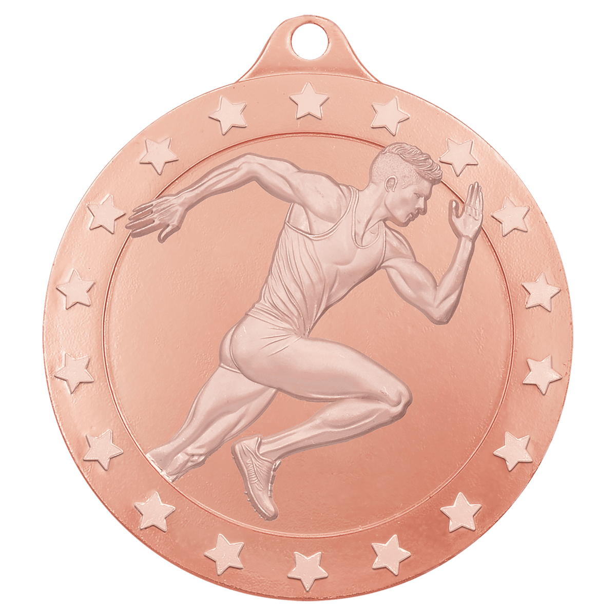 2" Radiance Male Track Medal - Bronze