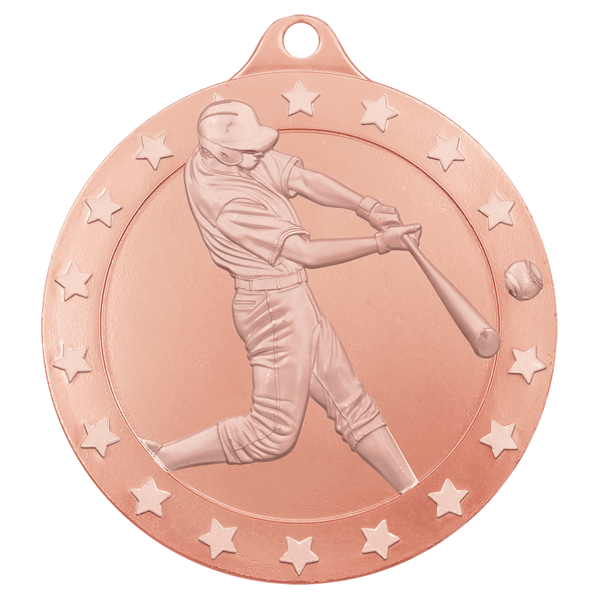 2 3/4" Radiance Baseball Medal - Bronze