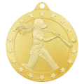 2 3/4" Radiance Softball Medal - Gold