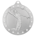 2 3/4" Radiance Male Volleyball Medal - Silver