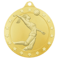 2 3/4" Radiance Female Volleyball Medal - Gold