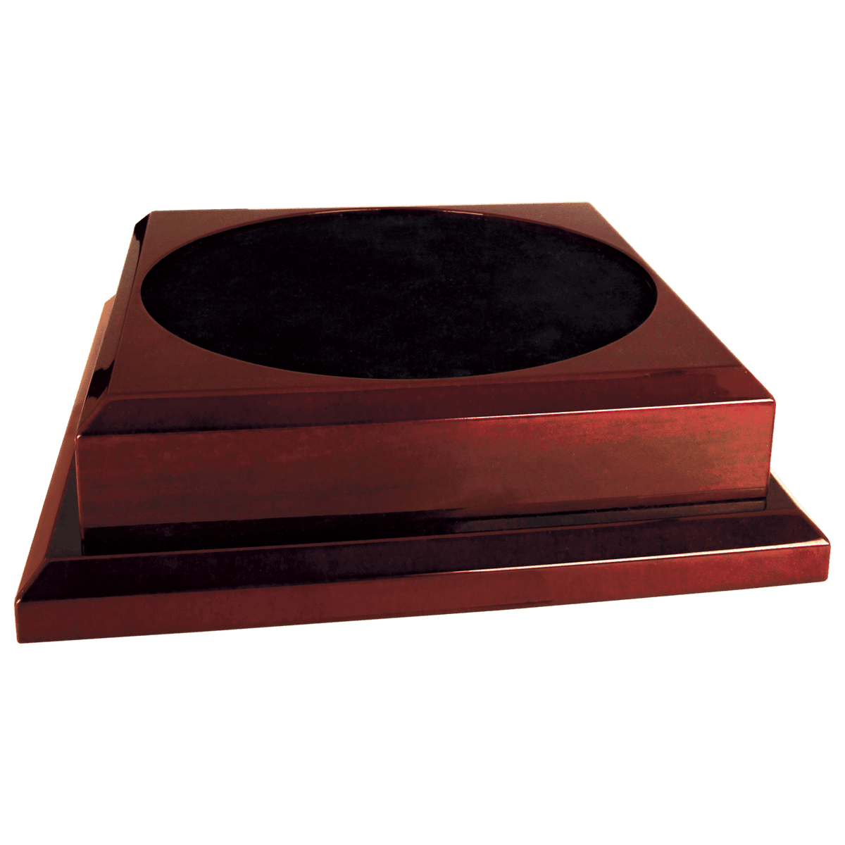 11" x 11" Rosewood Royal Piano Finish Pedestal Base