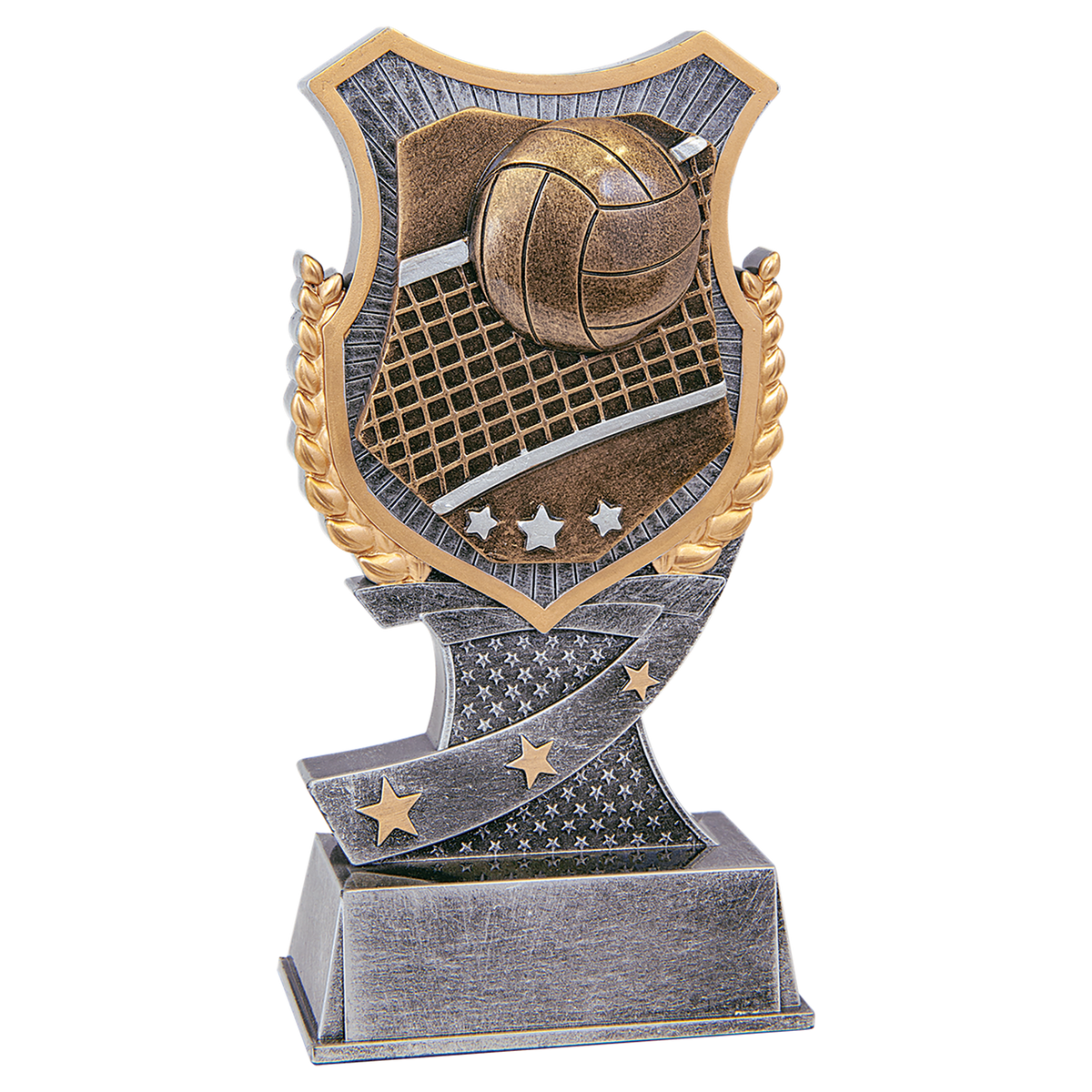 6" Volleyball Shield Award