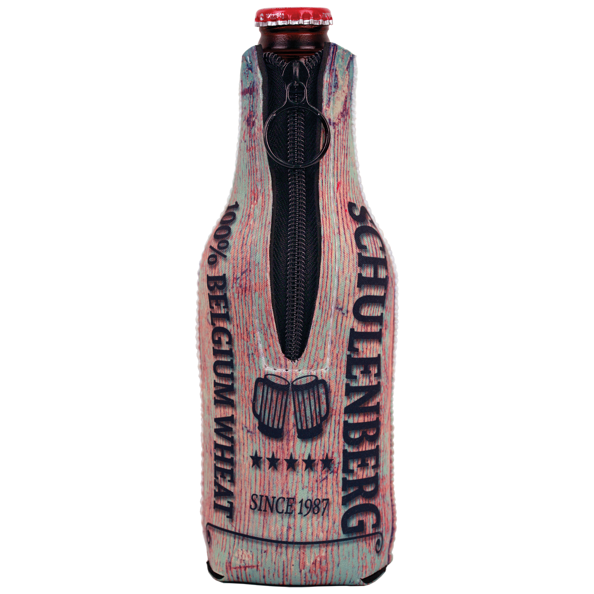 White Sublimatable Bottle Beverage Holder