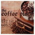 4" x 4" Sublimatable Square Glass Coaster