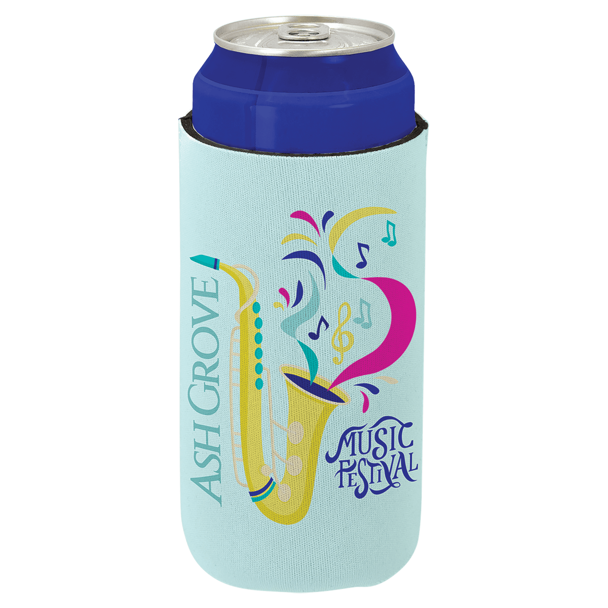 White Sublimatable 16 oz. Can Beverage Holder