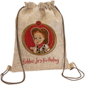 12" x 15" Burlap Sublimatable Back Sack