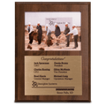 9" x 12" Cherry Finish Slide-In Frame Plaque with 7" x 5" Window