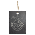 13 3/4" x 9 3/4" Rectangle Slate Cutting Board with Hanger String
