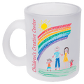 10 oz. Sublimatable Frosted Glass Mug with Handle