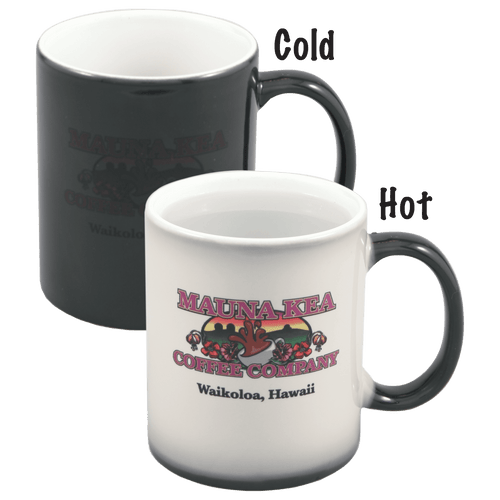 11 oz. Black/White Color Changing Sublimatable Ceramic Mug